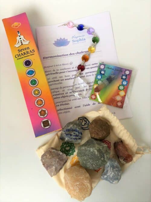 photo objets box 3 harmonisation des chakras