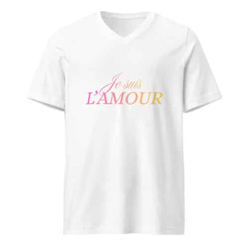 Tee-shirt vibratoire “Je suis AMOUR” multicolore