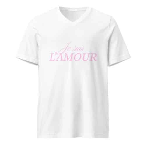 Tee-shirt vibratoire “Je suis AMOUR” rose